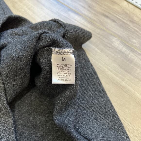 Pacsun Los Angeles Long Sleeve Gray Hoodie, Sweatshirt Size M - Picture 8 of 10